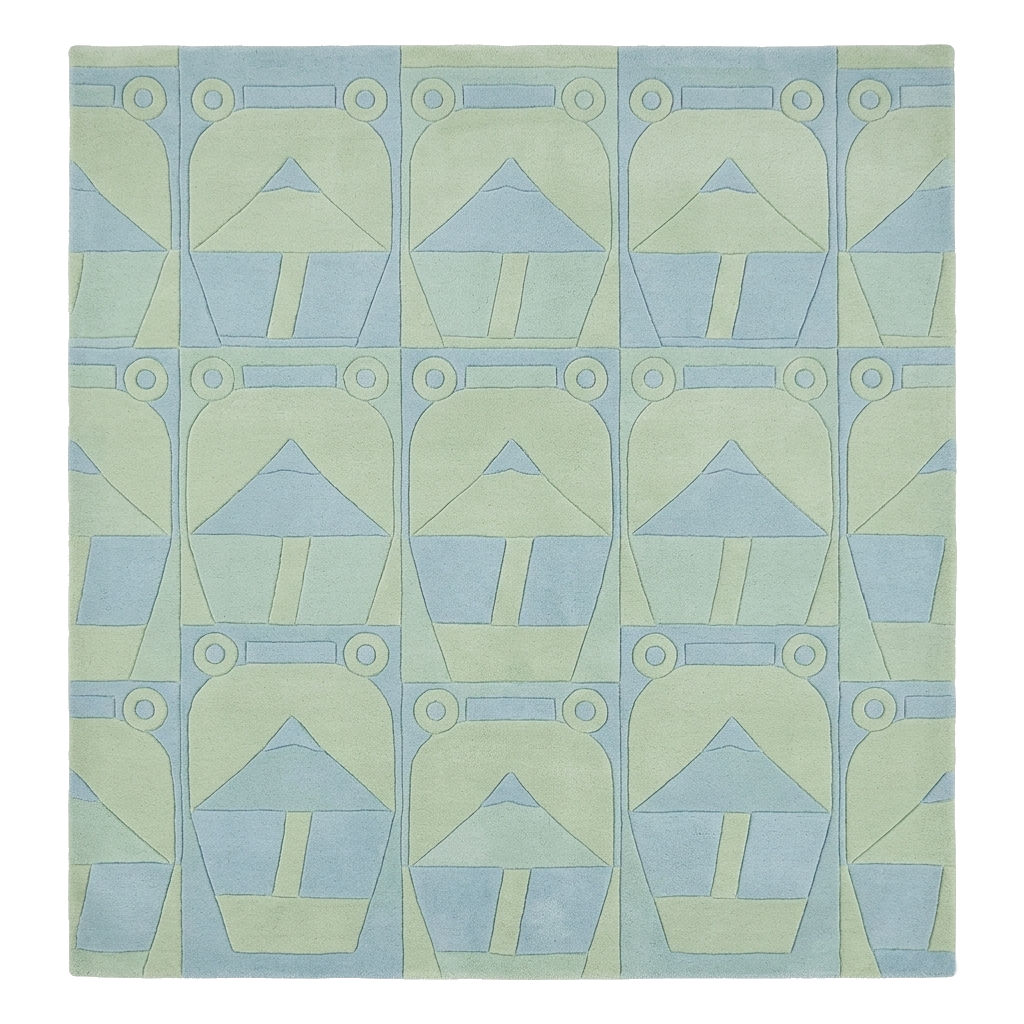 Vessel Grid Square Hand Tufted Rug