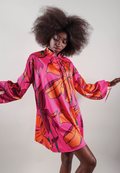 VESTIDO TIRAS | FUCSIA