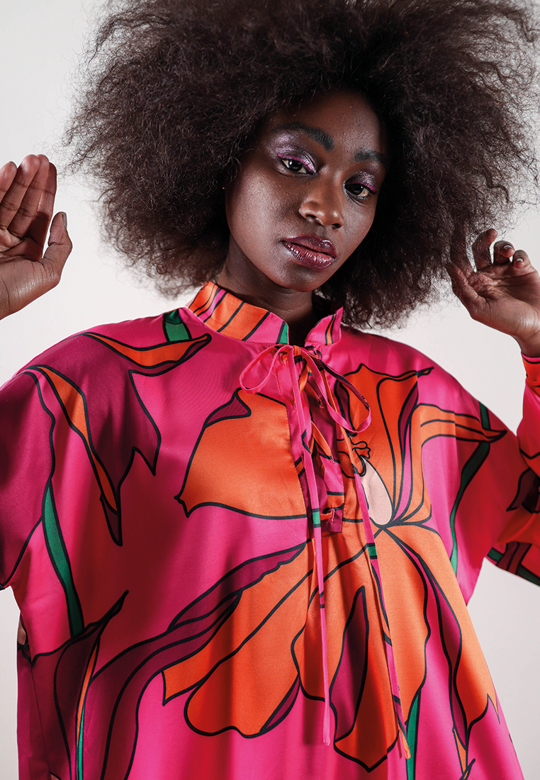 VESTIDO TIRAS | FUCSIA