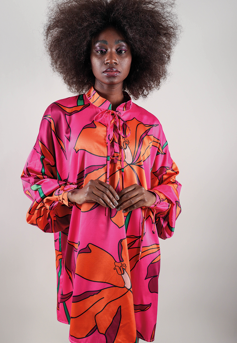 VESTIDO TIRAS | FUCSIA