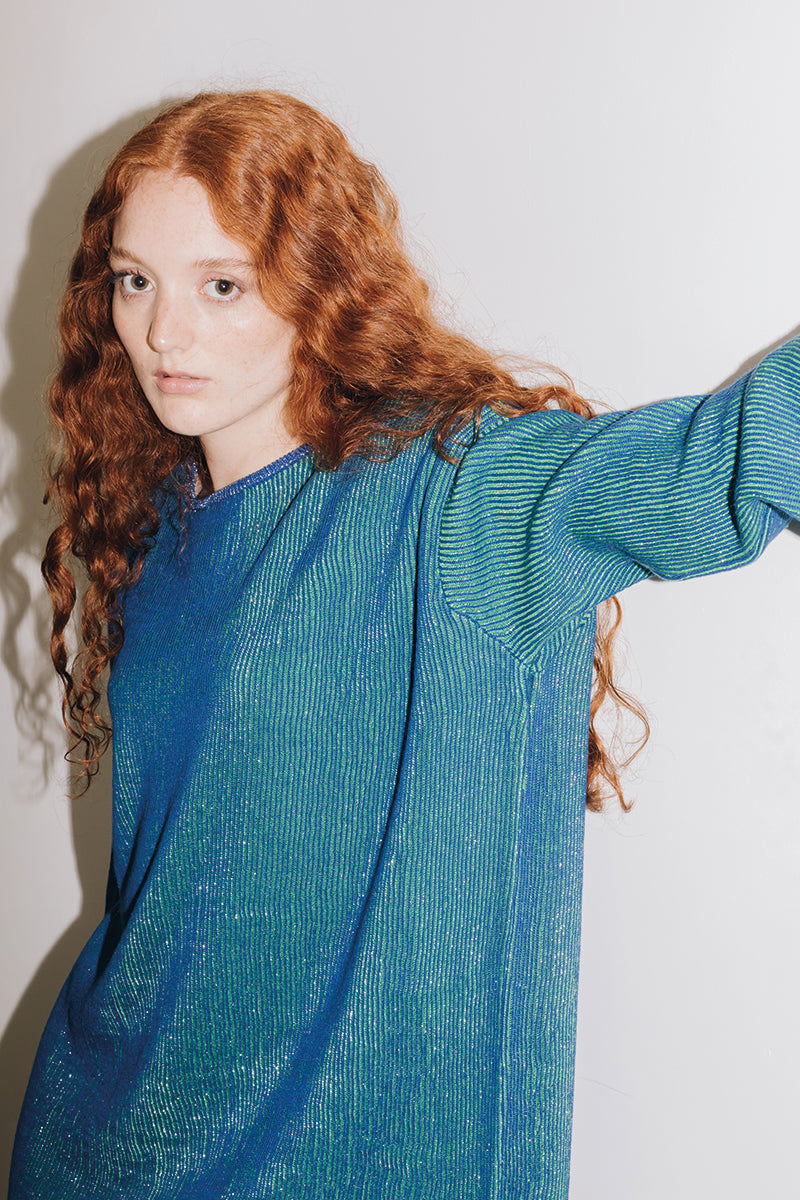 VESTIDO GOMA | BLUE