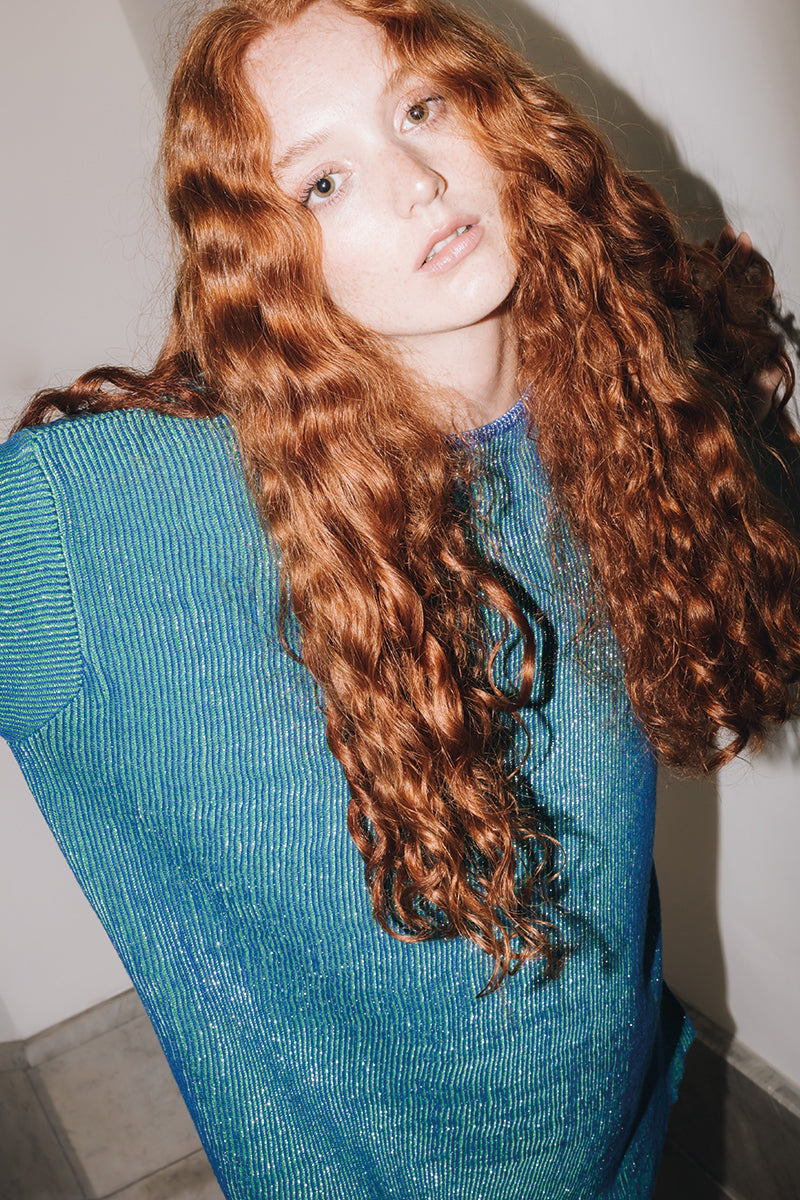 VESTIDO GOMA | BLUE