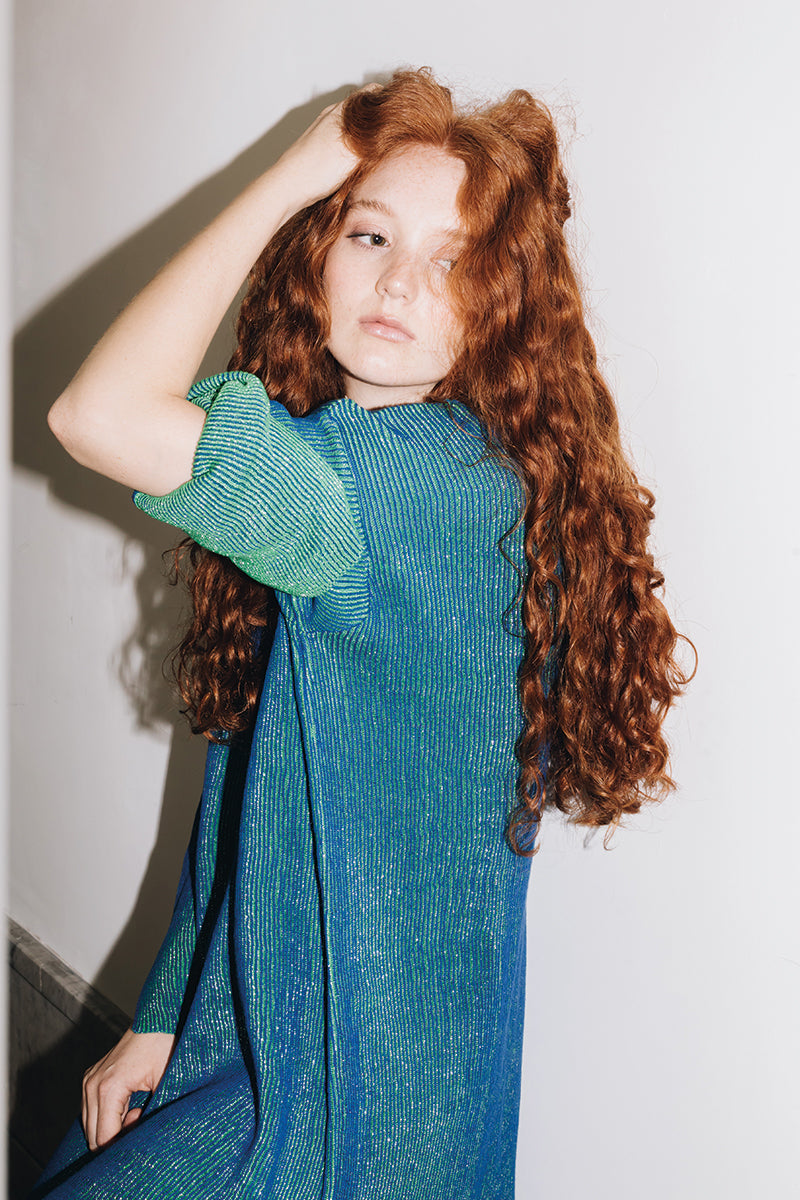 VESTIDO GOMA | BLUE