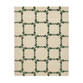 Vine Block Repeat Hand Tufted Rug