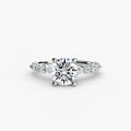 Classic Eternity Pavé Solitaire