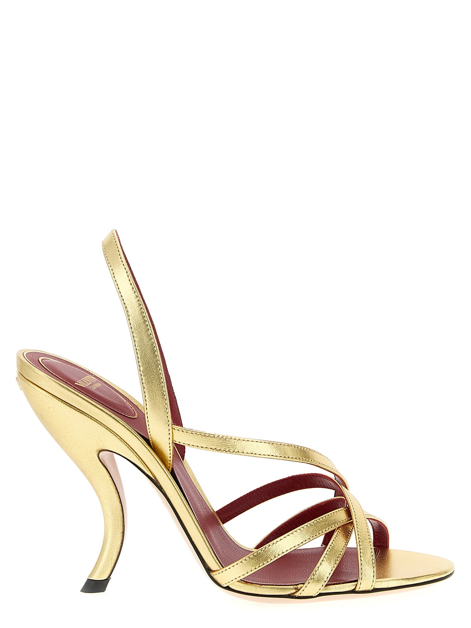 Valentino Garavani Fetishique Sandal — Gold