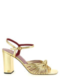 Valentino Garavani Annet Heel Sandal — Gold