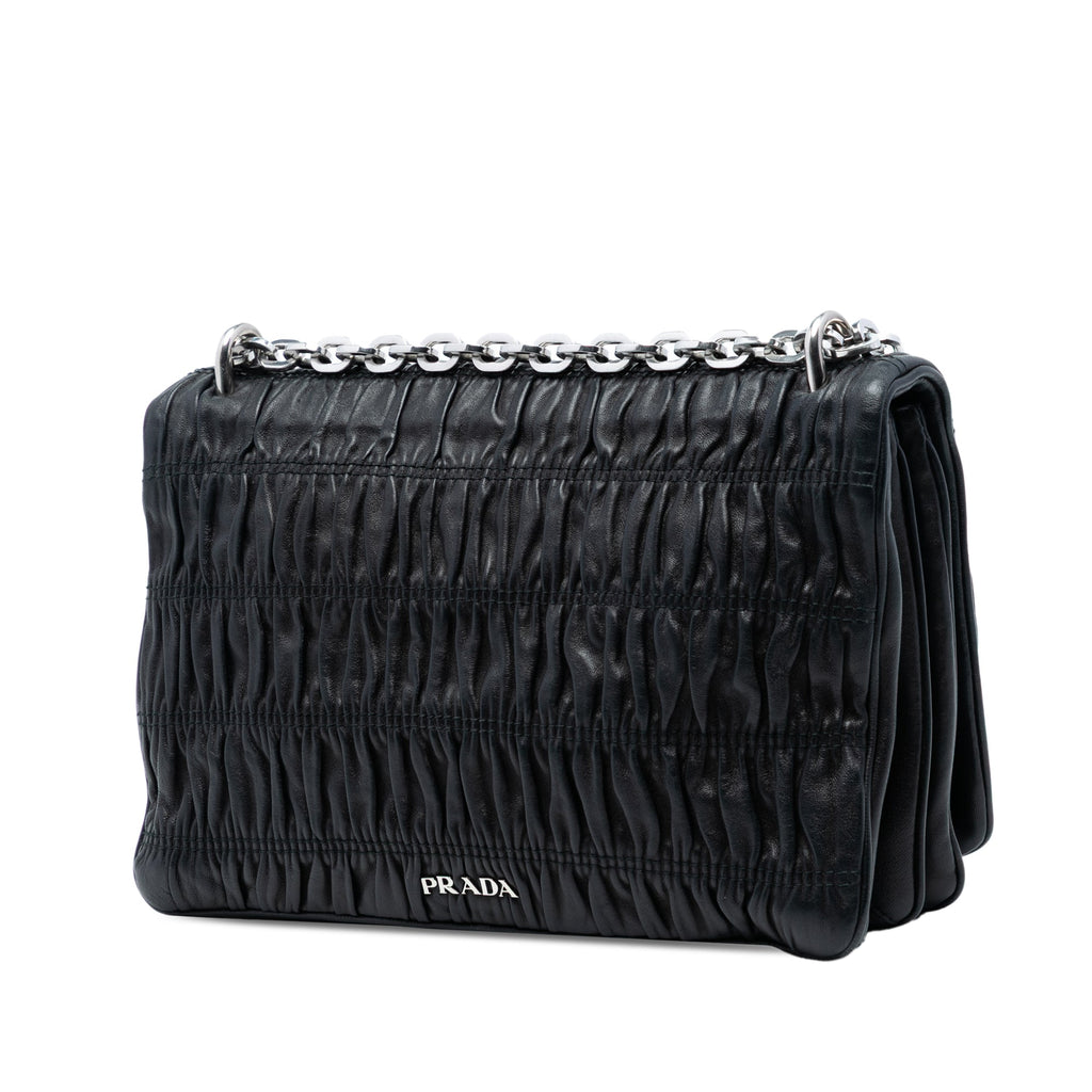 Nappa Gaufre Shoulder Bag