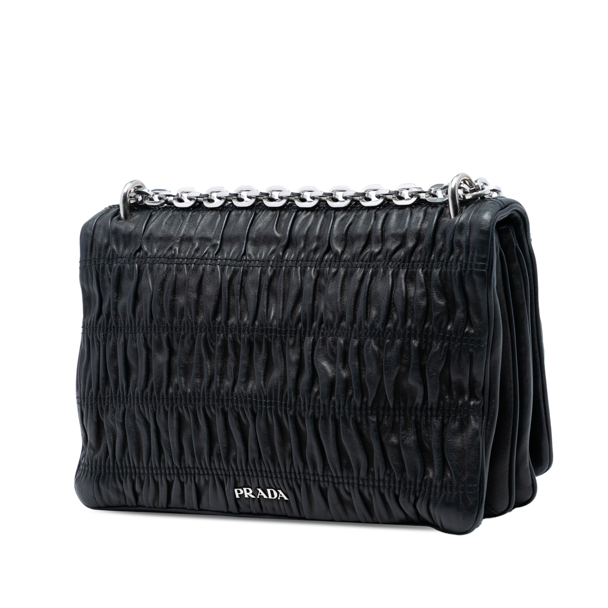 Nappa Gaufre Shoulder Bag