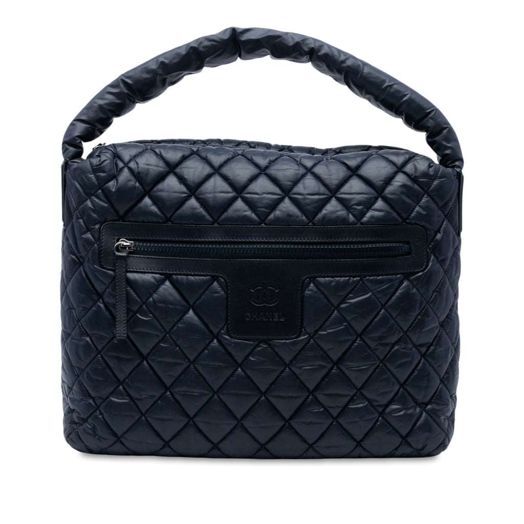 Quilted Nylon Coco Cocoon Hobo