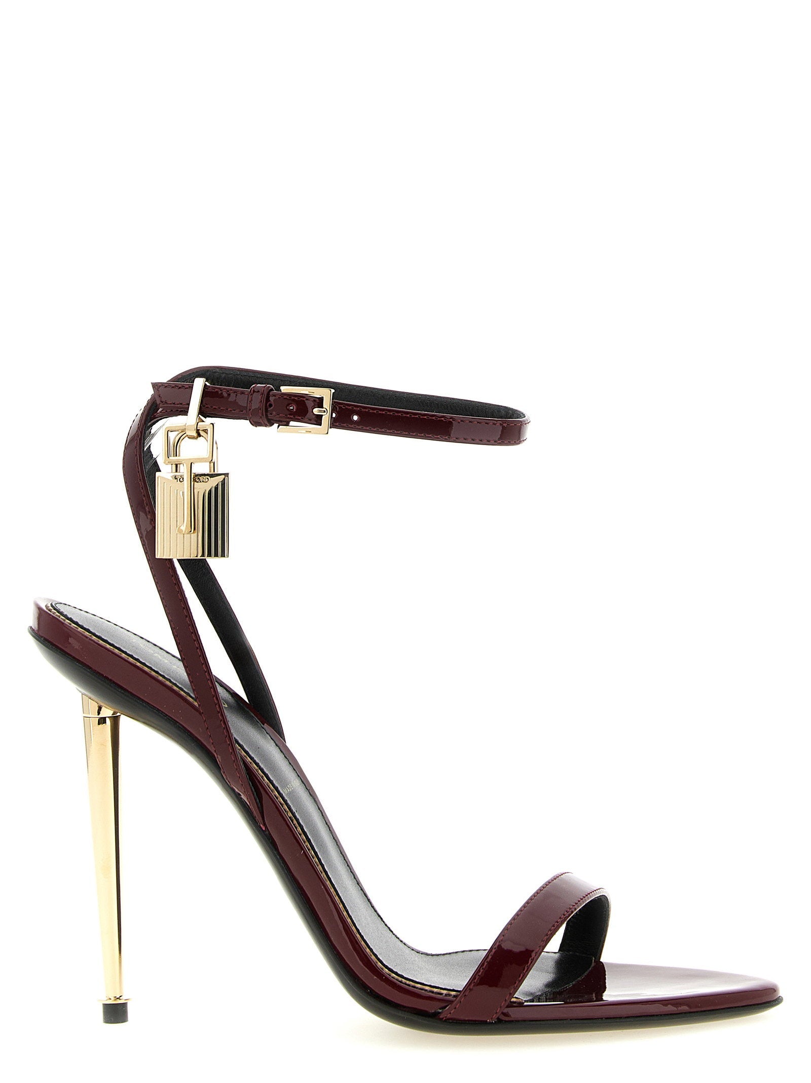 Tom Ford Sandal Heel — Burgundy
