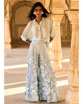 Shirt And Lace Pant Set By KYNAH, Luxury Indian Fashion & Bridal Wear