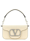 Valentino Garavani Locò Shoulder Bag — cream