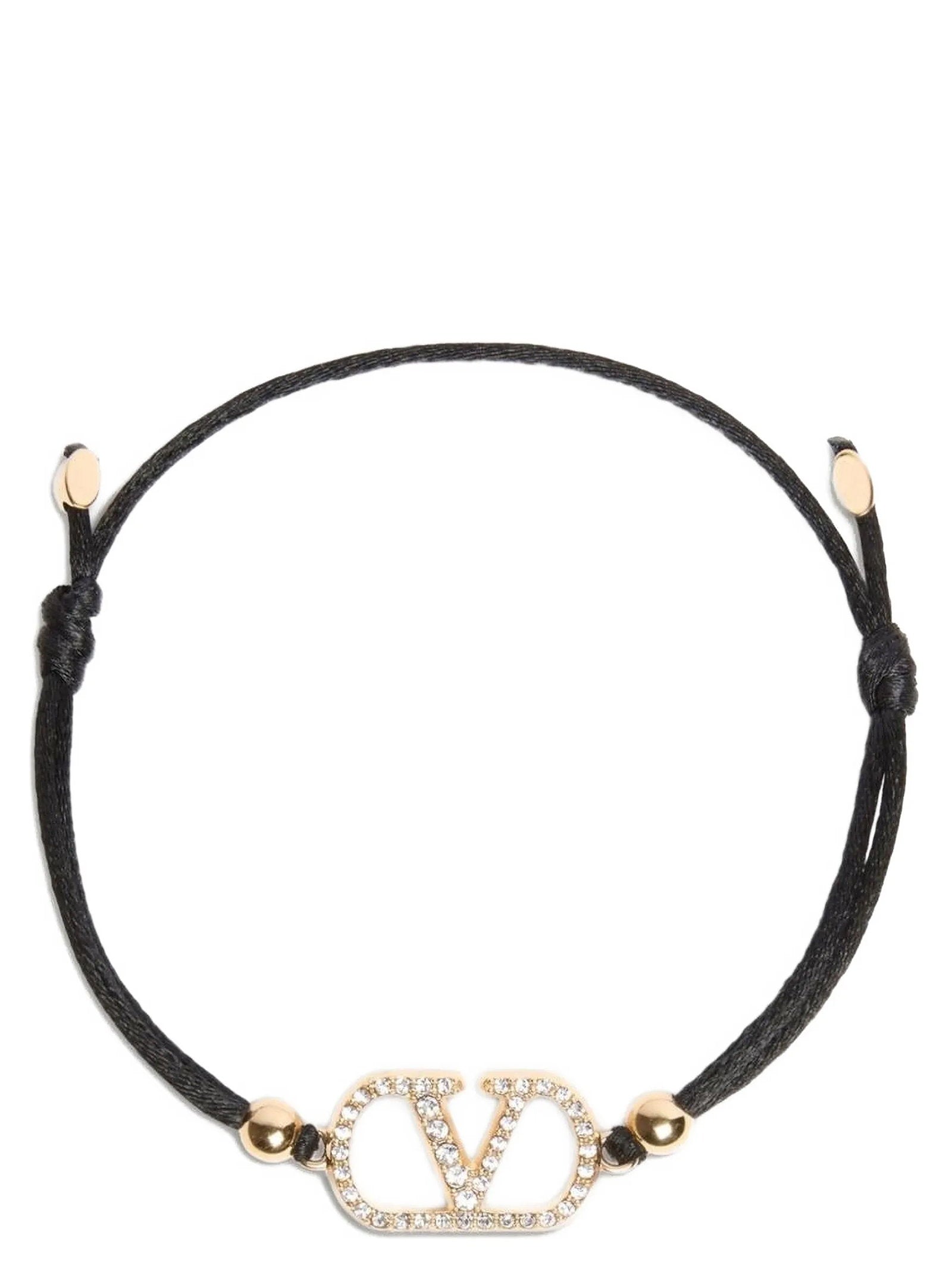 Valentino Garavani VLogo Bracelet — black
