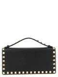 Valentino Garavani Rockstud Wallet on Chain — Black