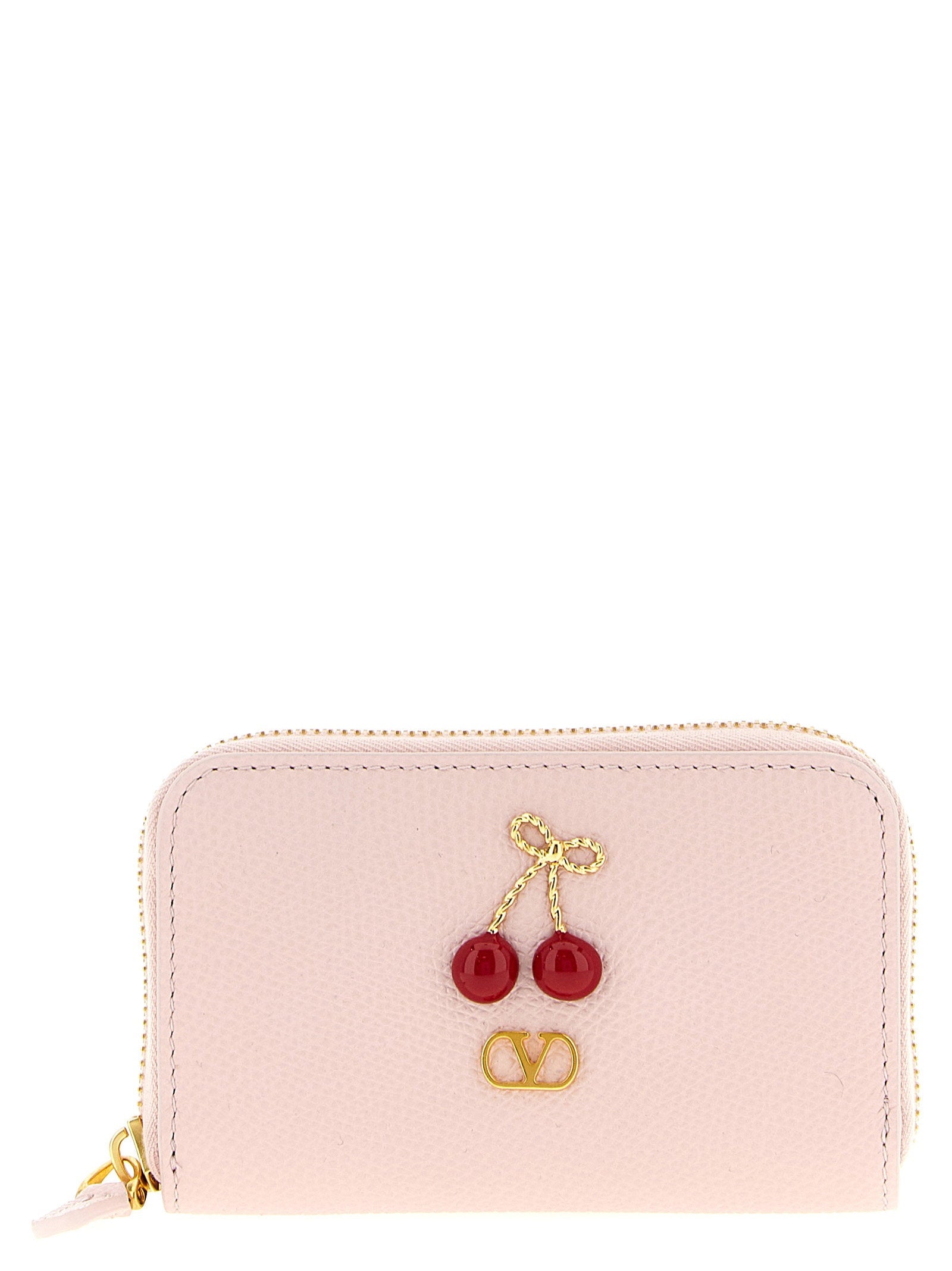 Valentino Garavani Cherryfic Wallet — pink