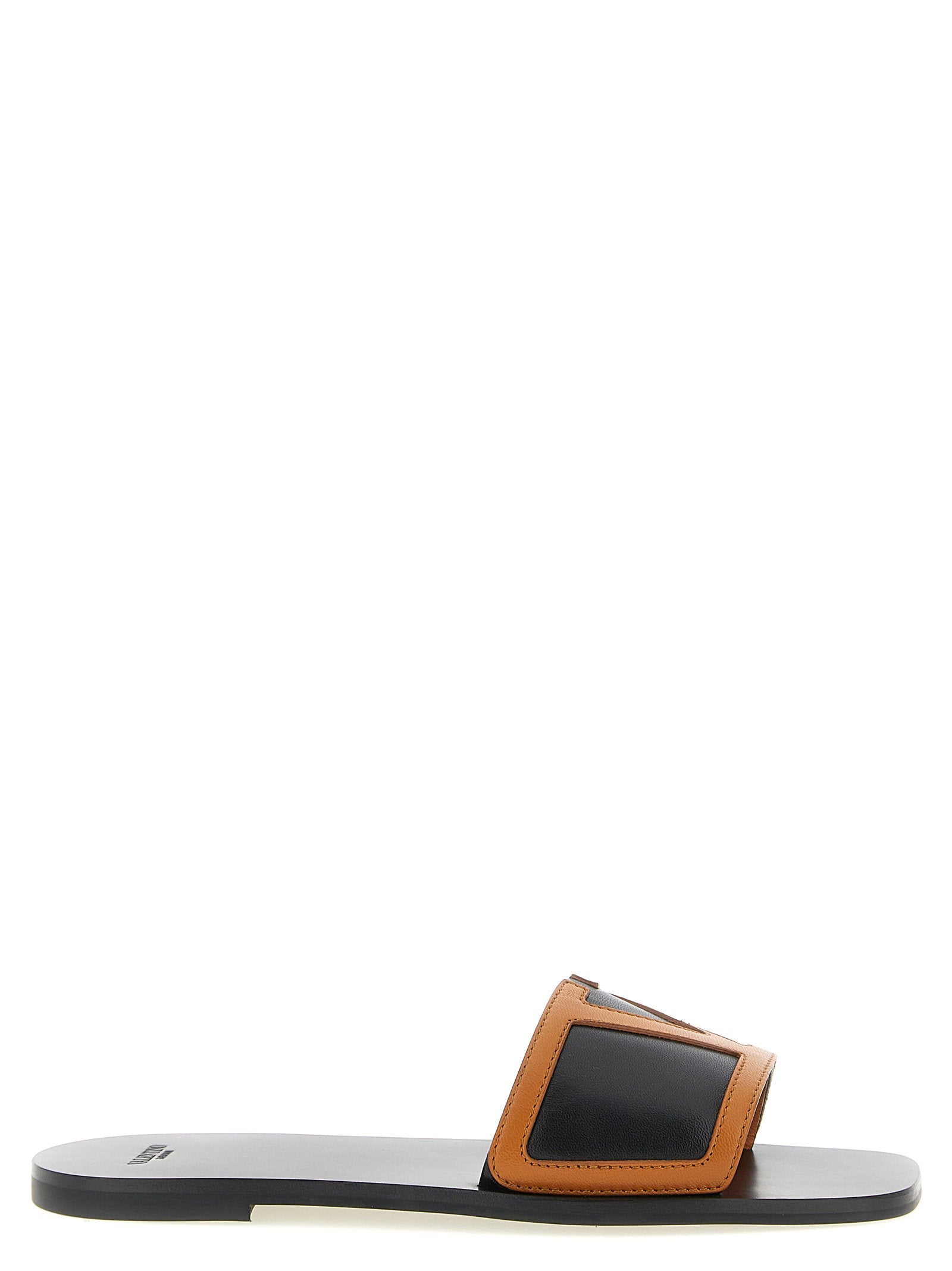 Valentino Garavani Slide — Cognac