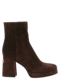 Valentino Garavani Fawcette Ankle Boot — Brown