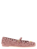 Valentino Garavani Ondette Ballet Flats — Pink