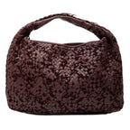 Medium Velvet Speckled Nappa Intrecciato Veneta Hobo
