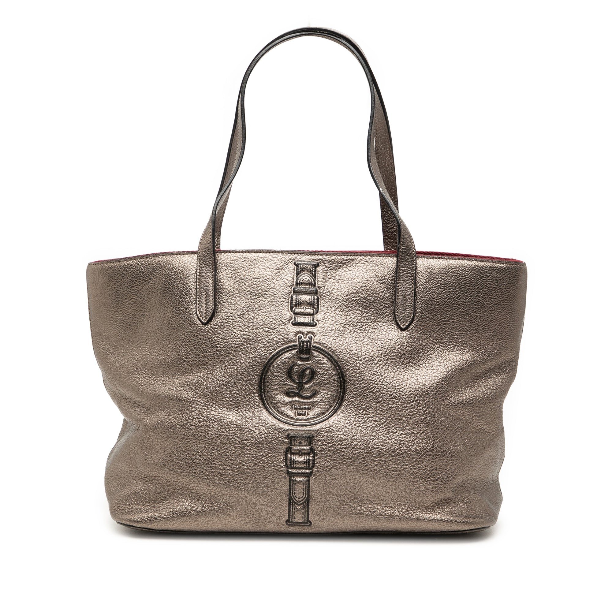 Metallic Leather Tote