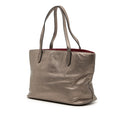 Metallic Leather Tote