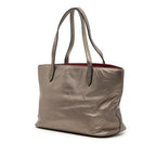 Metallic Leather Tote