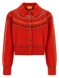 Guest In Residence Cardigan — Red