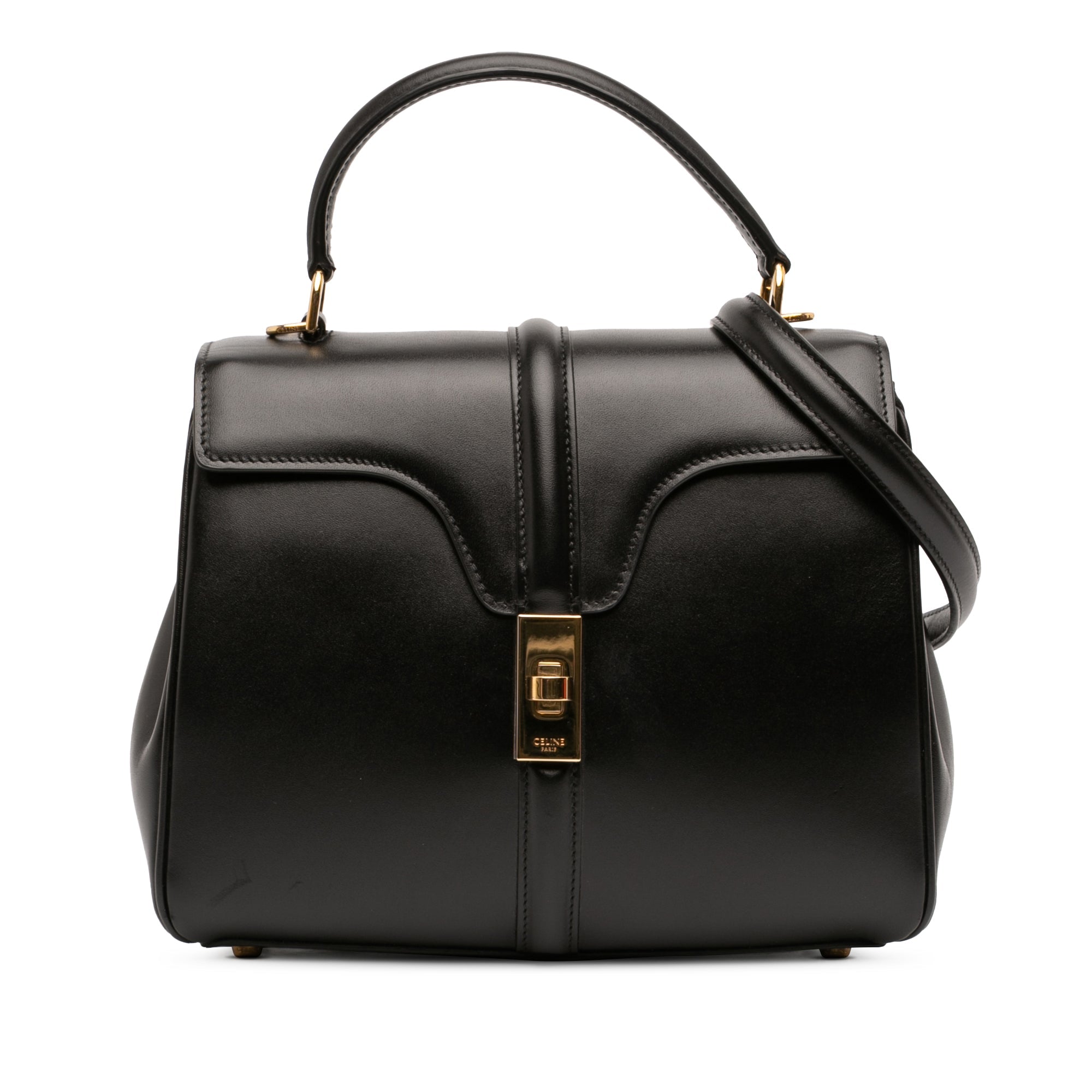 Small Leather 16 Satchel