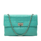 Chocolate Bar Lambskin Reissue 2.55 Chain Handbag