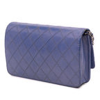CC Calfskin Double Stitched Wallet on Chain