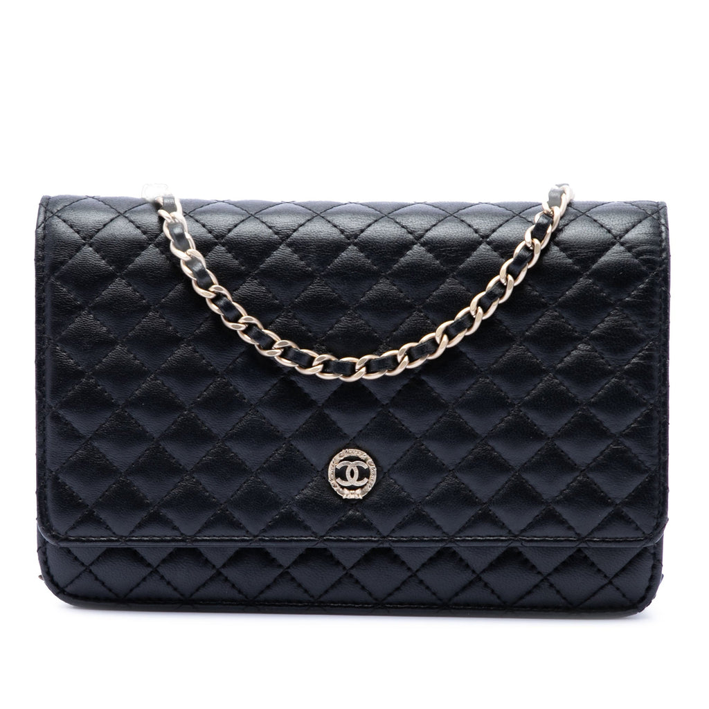CC Microquilted Lambskin Wallet On Chain