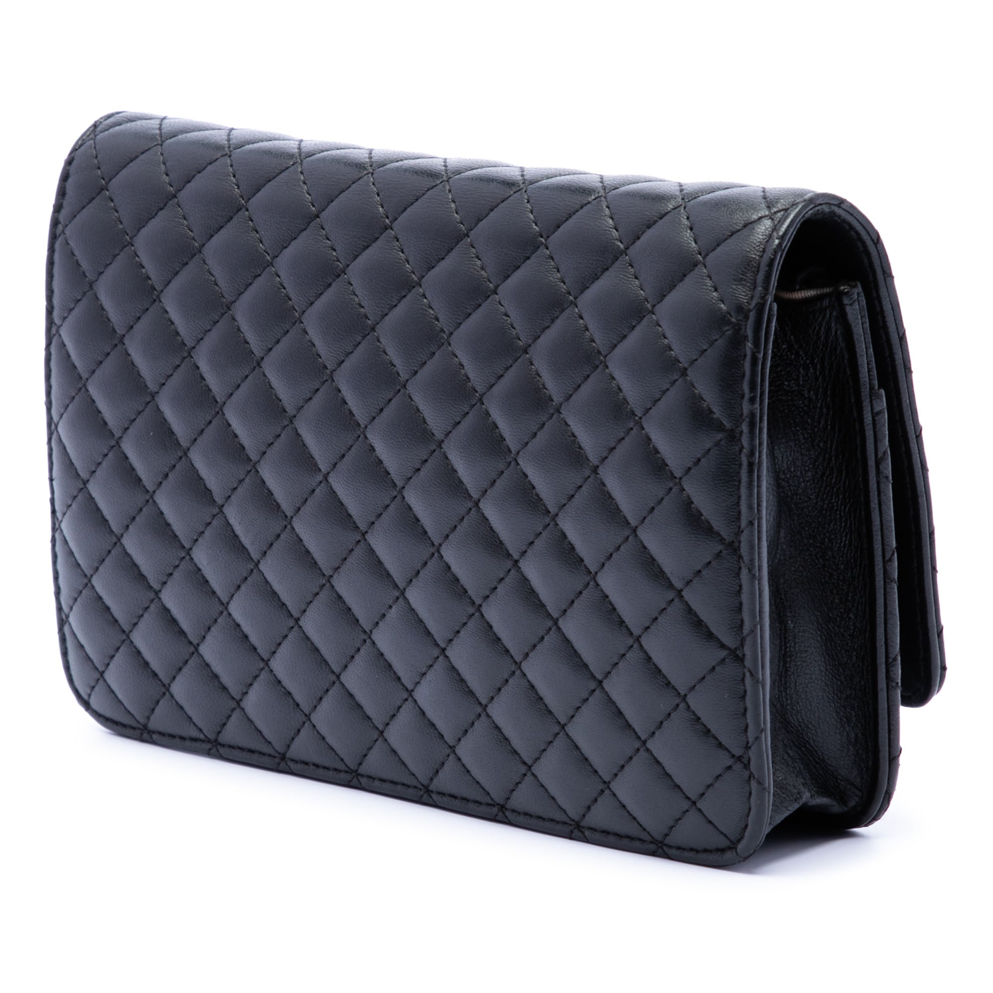 CC Microquilted Lambskin Wallet On Chain