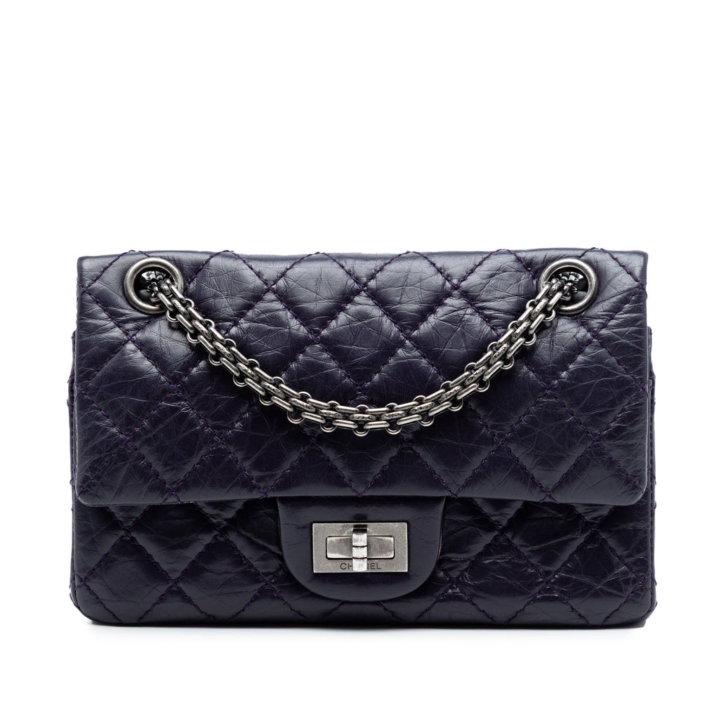 Quilted Aged Calfskin Reissue 2.55 Double Flap 224