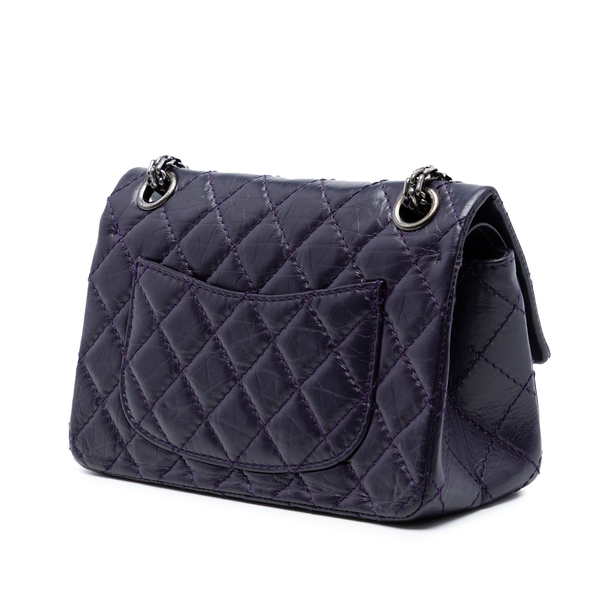 Quilted Aged Calfskin Reissue 2.55 Double Flap 224