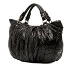 Quilted Patent Leather Hobo