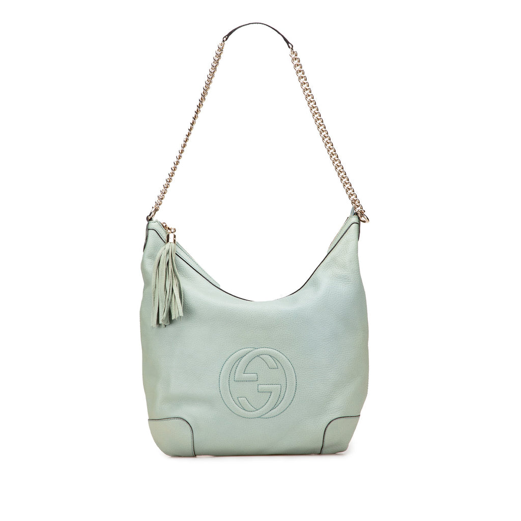 Leather Soho Chain Shoulder Bag