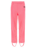 Vetements Logo-Print Cotton Joggers — Pink