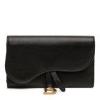 Goatskin Saddle Long Wallet