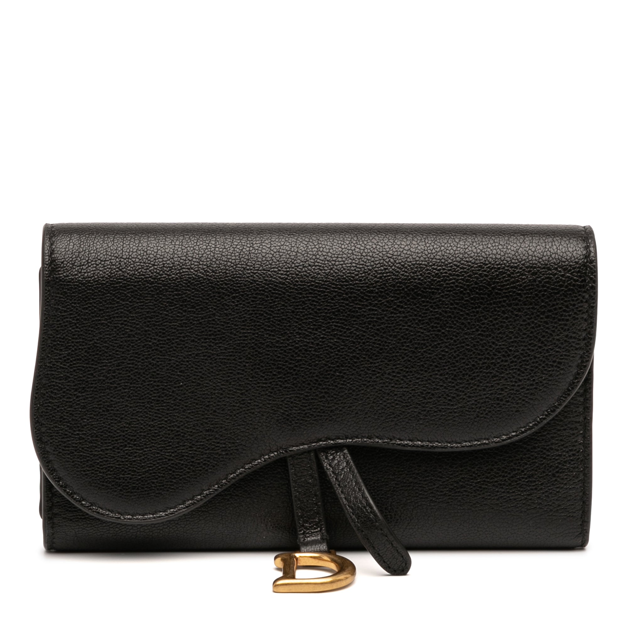Goatskin Saddle Long Wallet