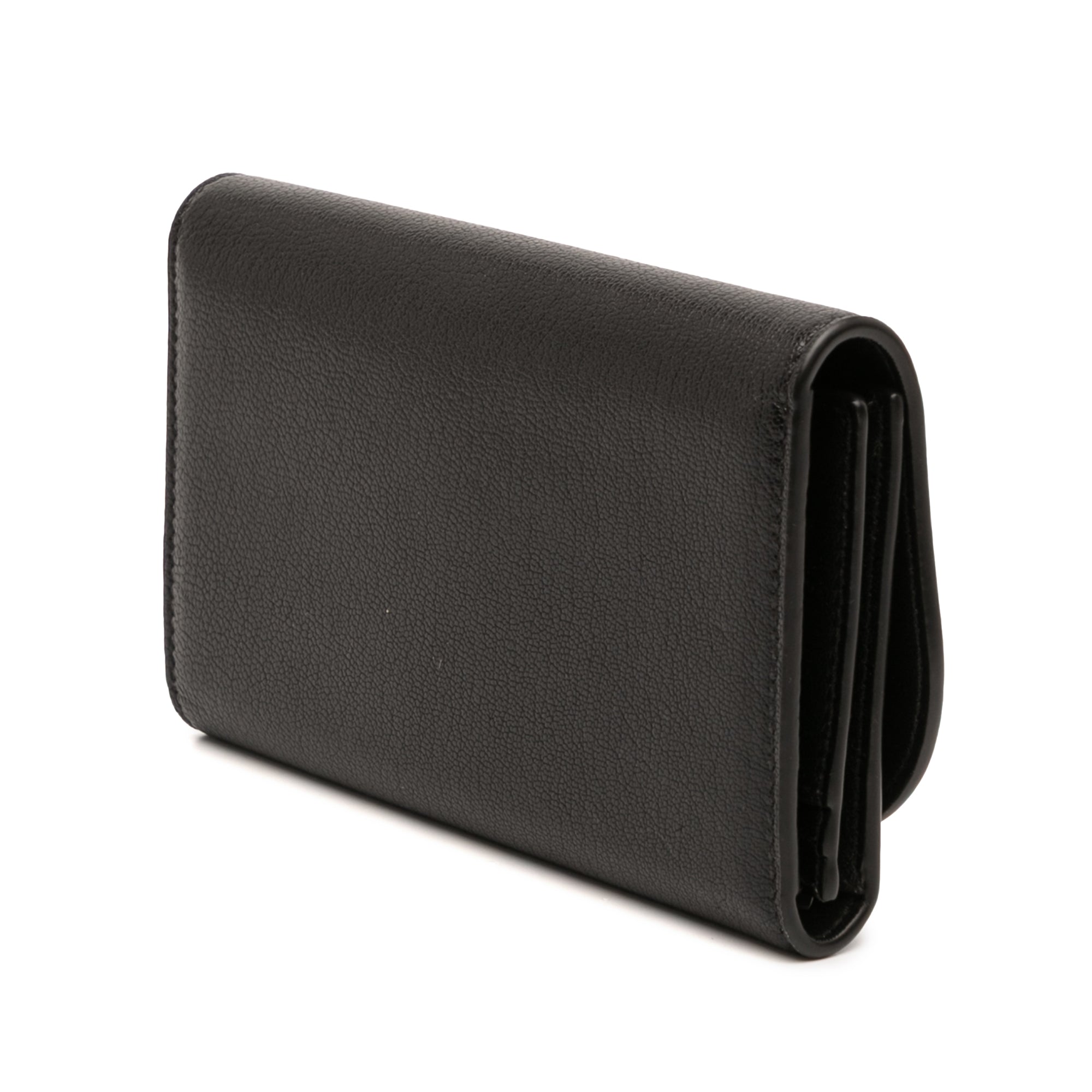 Goatskin Saddle Long Wallet