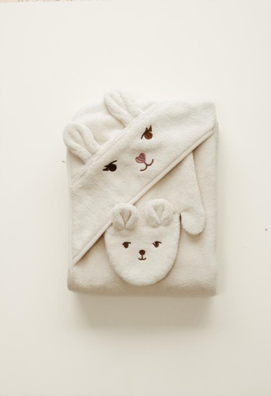 Bath Mitts - 2 pack - Bear and Bunny