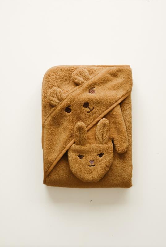Bath Mitts - 2 pack - Bear and Bunny