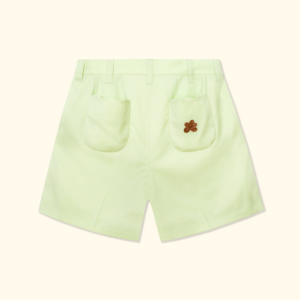 Double Pleated Shorts Mint