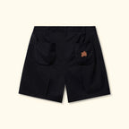 Double Pleated Shorts Black
