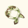Wavy Stripe Silk Scarf Mint