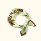Wavy Stripe Silk Scarf Mint