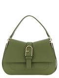 Furla Flow M Shoulder Bag — Sage Green