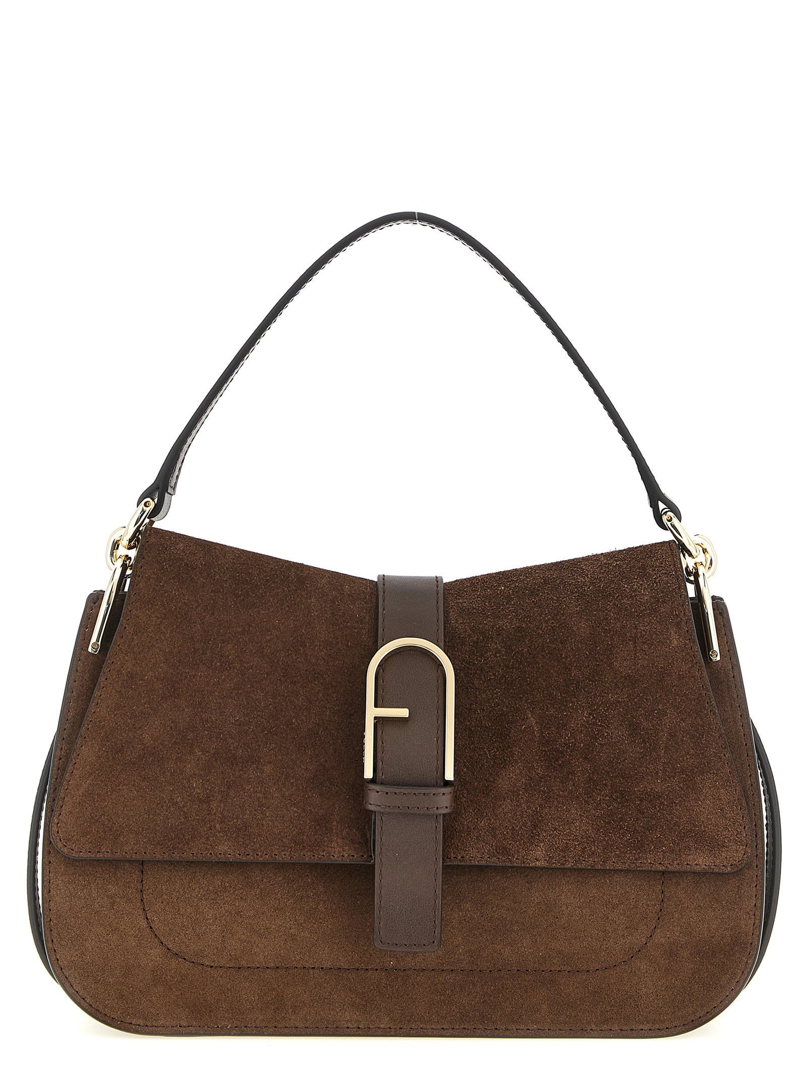 Furla Flow Shoulder Bag — Brown