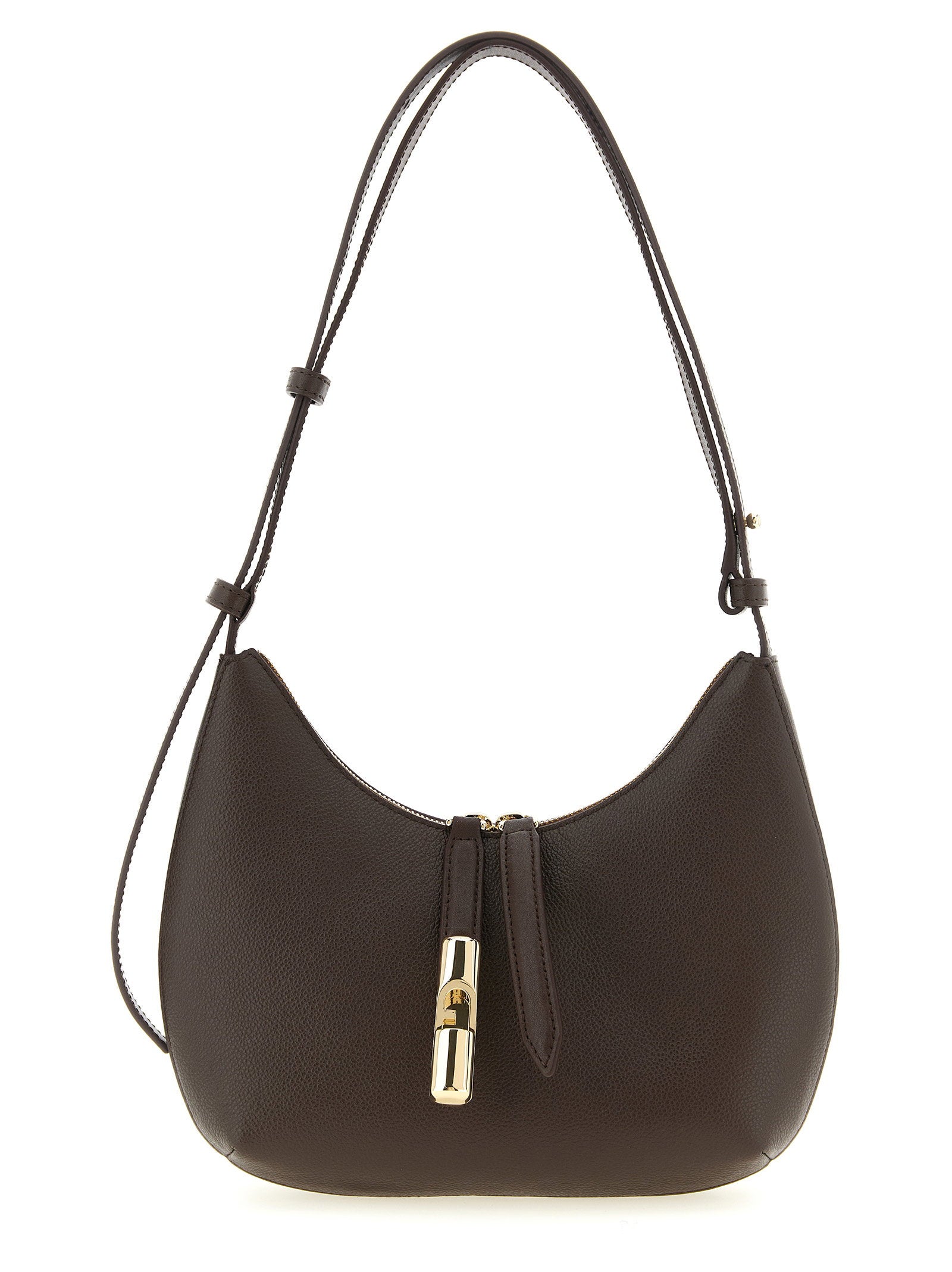 Furla Goccia Shoulder Bag — Brown